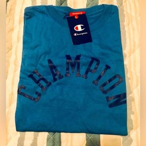 NWT Champion Men’s Blue Logo T-Shirt